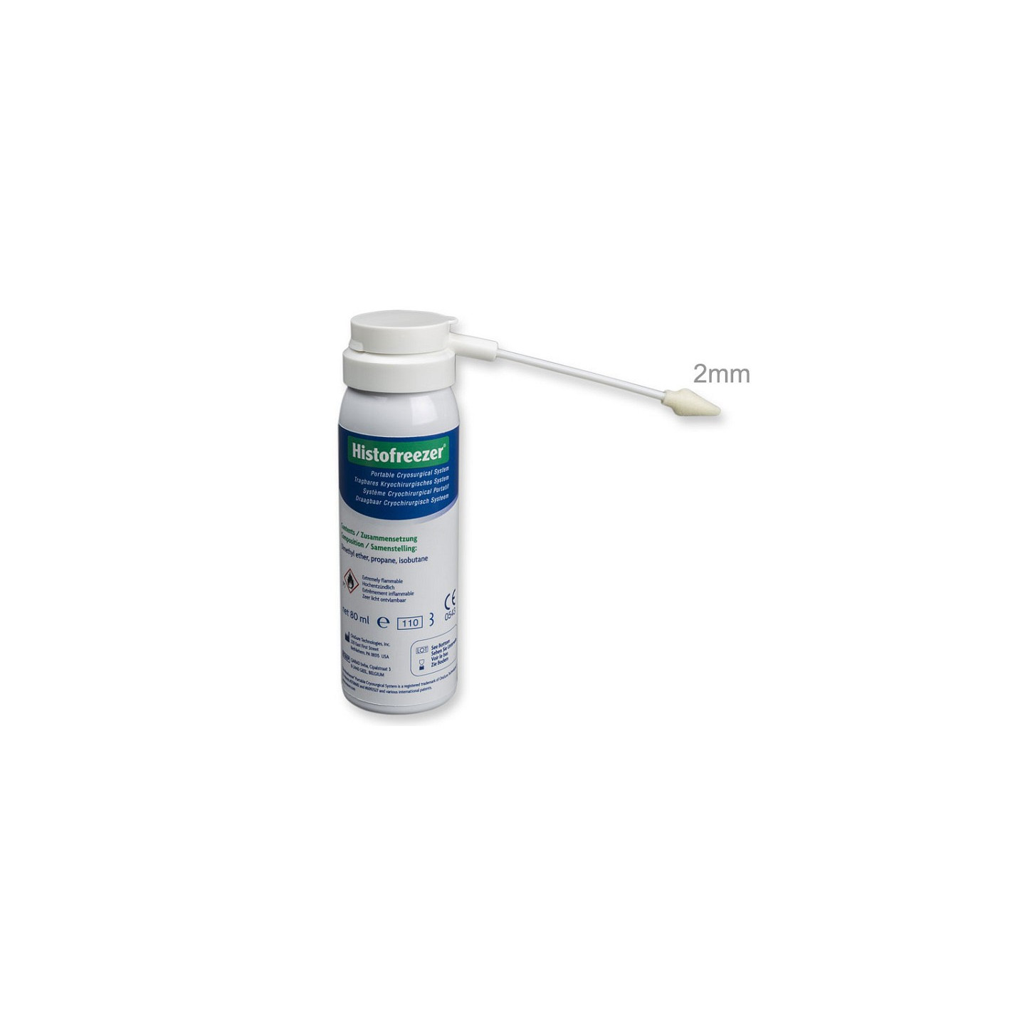 Histofreezer mix mini - 80 ml + 16 ap. 2mm + 16 ap. 5mm - 1 kit