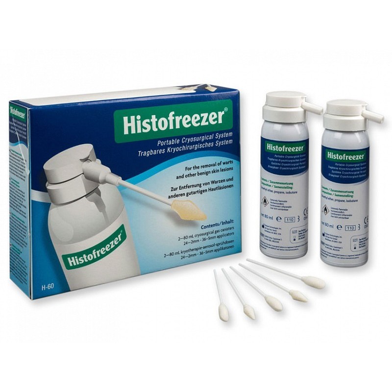 Histofreezer mix - 2x80ml + 24 zoos. 2mm + 36 ca. 5mm - 1 bausatz