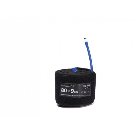 Enkelarmband 80x9 cm ben m - blå