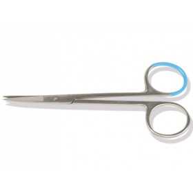 Sterile iris scissors sharp tips - curved - 11.5 cm - pack. 25 pcs.