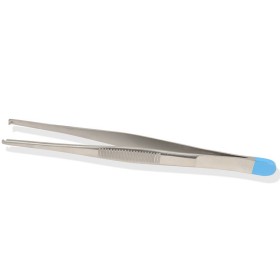 Sterile surgical dressing forceps - straight - 13 cm, 1x2 teeth - pack. 25 pcs.