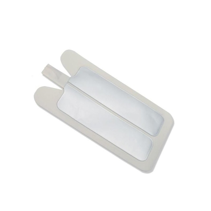 Bipartite einweg-neutralplatten für erwachsene 216x106mm f7820