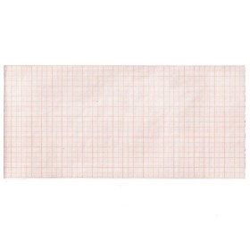 Papier Thermique ECG 112x23 mmxm - Rouleau de Grille Orange - 10 Rouleaux