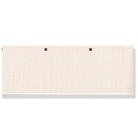 EKG-Thermopapier 112x100 mmxm x 300 orangefarbenes Raster, Packung - Packung. 25 Packungen