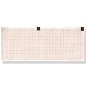 Carta termica ecg 110x140 mm - pacco da 143 griglia arancio - conf. 20 pacchi