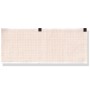 Carta termica ecg 110x140 mm - pacco da 143 griglia arancio - conf. 20 pacchi