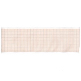 ECG thermal paper 90x28 mmxm - orange grid roll - 10 rolls