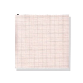 Papel térmico ecg 210x280 mm - paquete de cuadrícula naranja - 1 paquete