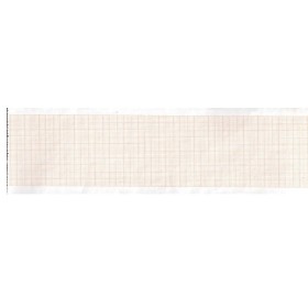 Papier Thermique ECG 63x30 mmxm - Rouleau de Grille Orange - 20 Rouleaux