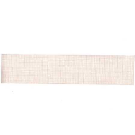 Papier Thermique ECG 58x25 mmxm - Rouleau de grille orange - 20 Rouleaux