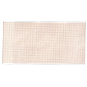 Papier Thermique ECG 112x27 mmxm - Rouleau de grille orange - 10 Rouleaux