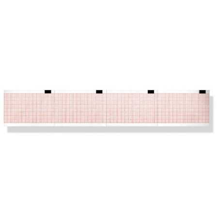 Papier thermique ECG 50x70 mmxm - grille orange pack - pack 25 paquets