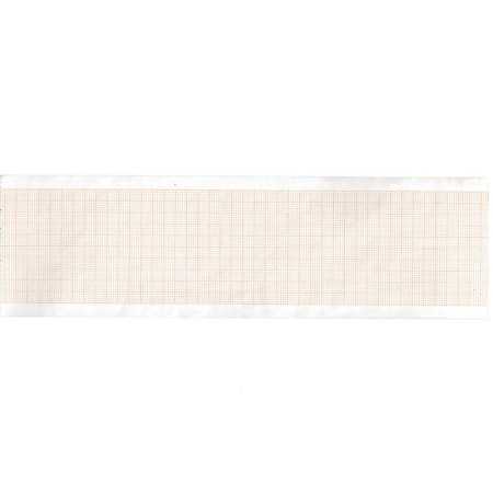 Carta termica ecg 63x30 mmxm - rotolo griglia arancio - 20 rotoli