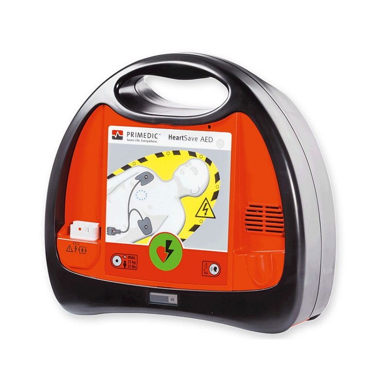 Primedic heart save aed lithium battery defibrillator - gb/es/pt/gr