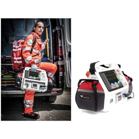 Rescue life 9 defibrillator with temp. - english