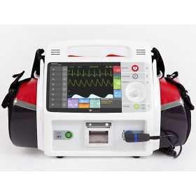 Rescue Life 9 Defibrillator mit Temperatur, Spo2, Herzschrittmacher – Englisch