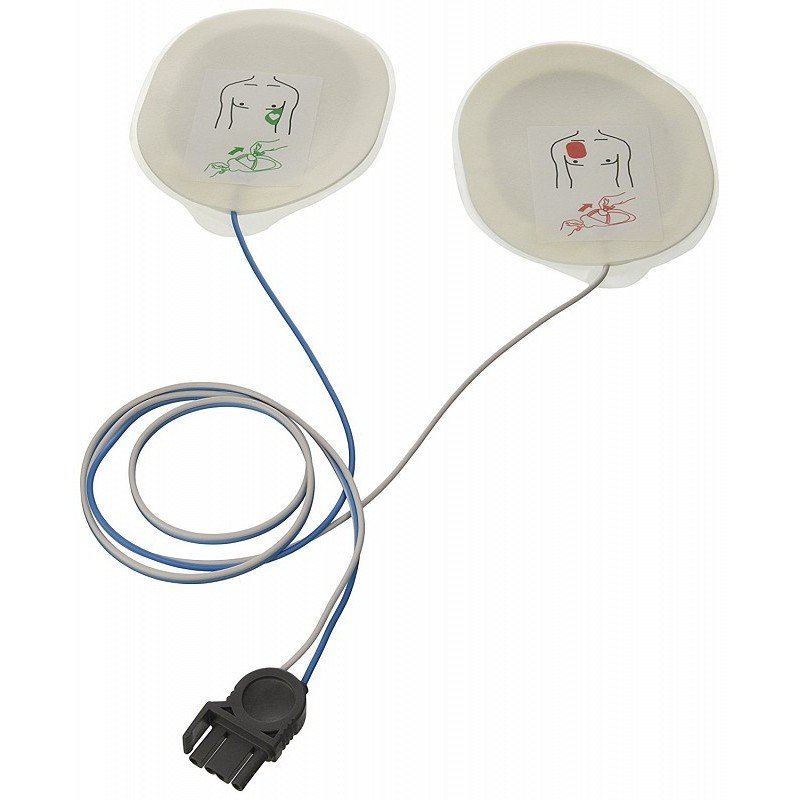 Coppia di piastre per defibrillatori medtronic physiocontrol, osatu bexen, cardioline - 1 coppia f7952