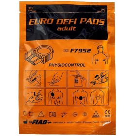 Pair of plates for medtronic physiocontrol, osatu bexen, cardioline defibrillators - 1 pair f7952