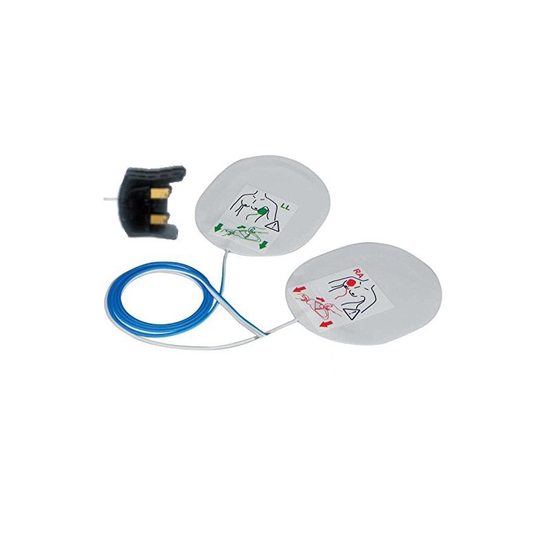 Para defibrylatorów aed lifeline firmy defibtech - 1 para f7966w