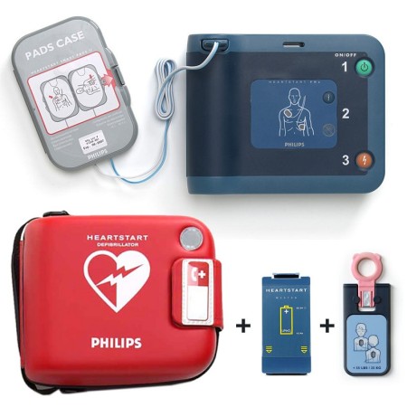 Philips halbautomatischer externer defibrillator heartstart frx