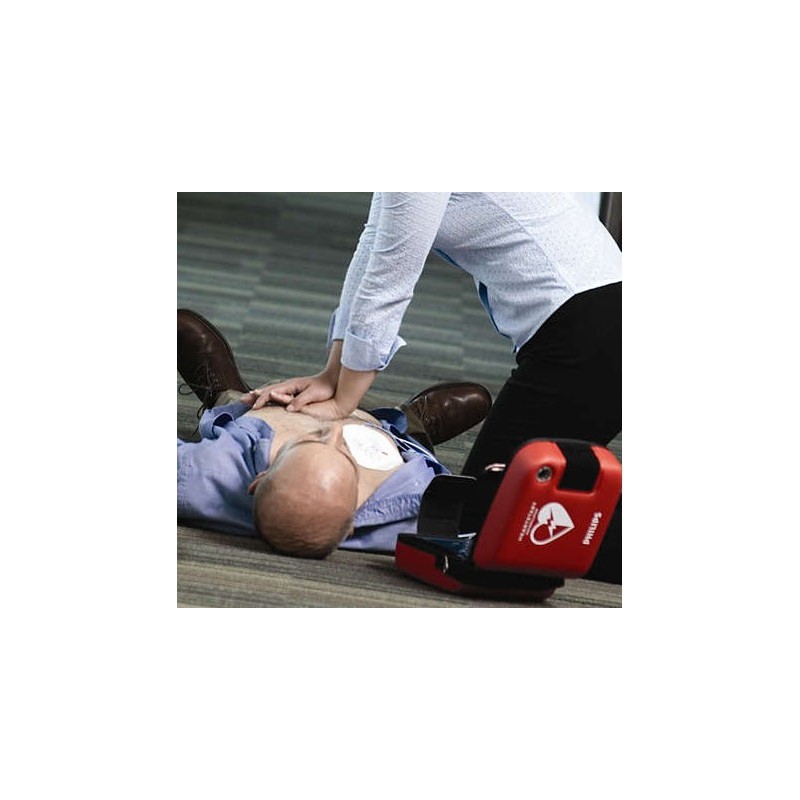 Philips halbautomatischer externer defibrillator heartstart frx