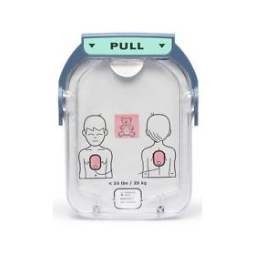 Paar philips hs1 heartstart pediatric aed platten