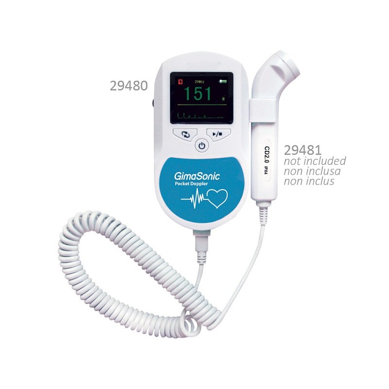 Gimasonic taschendoppler mit farbdisplay - ohne sonde