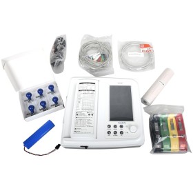 Nowe 7 12-kanałowe ekg cardio z ekranem dotykowym