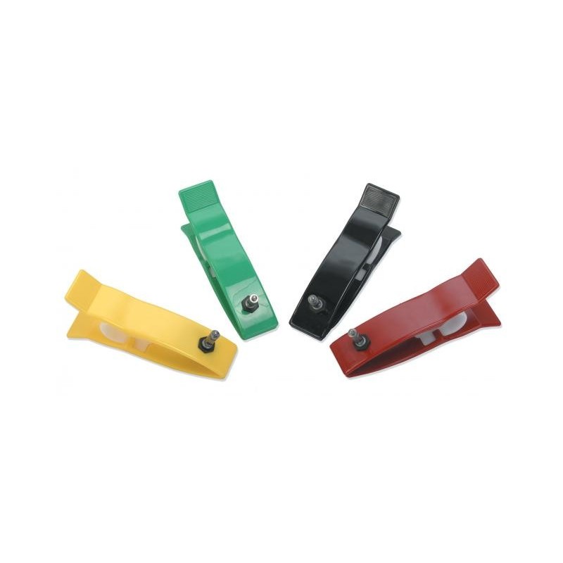 Électrodes ecg clip pour adultes avec connexion universelle - 4 pièces