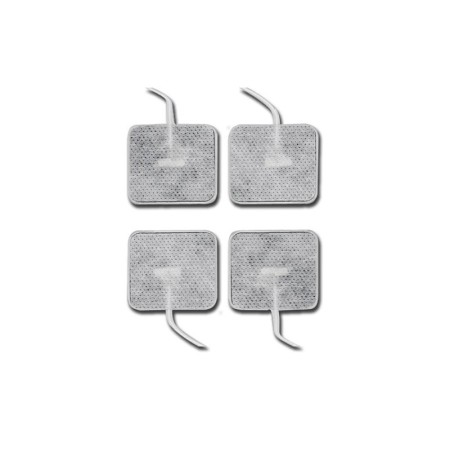 Elektroder för elektrostimulering och TENS 40x40 mm med kabel – förpackning med 4 st.