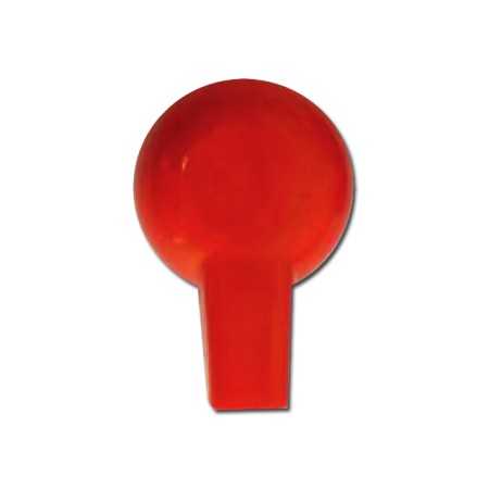 Adaptateurs de clips 2 mm - rouge - pack 10 pièces.