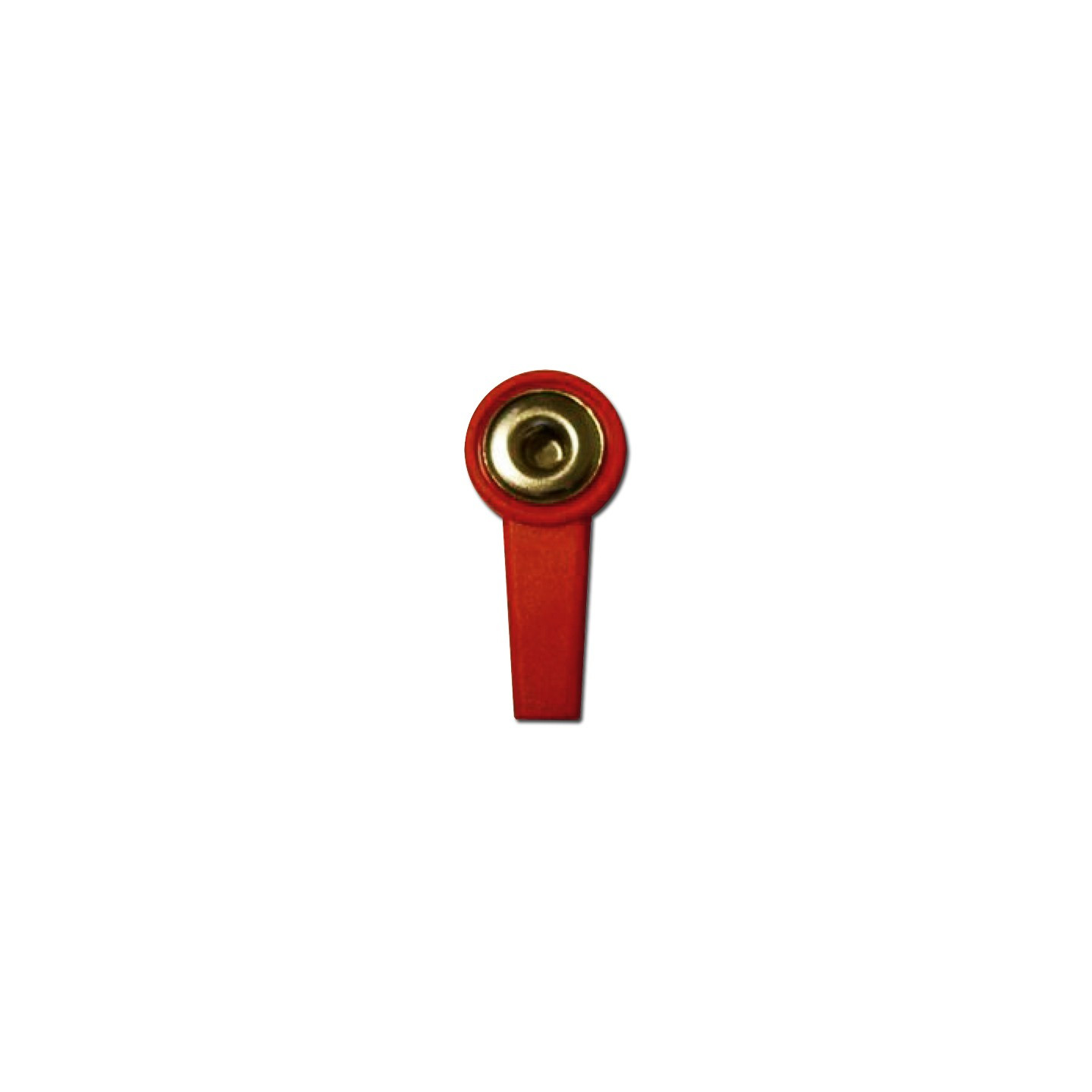 Adaptateurs à clip 4 mm - rouges - paquet de 10 pièces