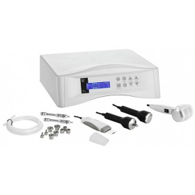 Multiequipment 4 in 1 met microdermabrasie, echografie, koud/warm hameren en ultrasone peeling