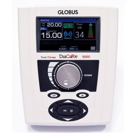 GLOBUS Diacare 5000 RE Tecar Therapy - Farb-Touch-Display mit REFILL SYSTEM