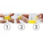 Automatic square safety hands - 23g needle - pack. 100 pcs.
