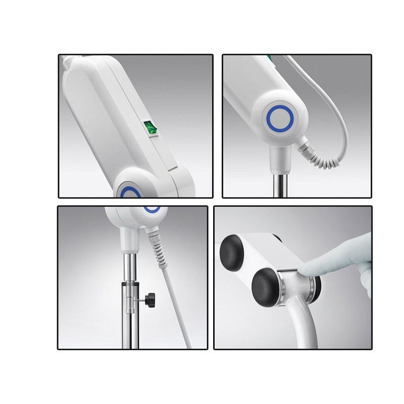 Lámpara con lente - fluorescente gimanord - sobre lámpara de pie