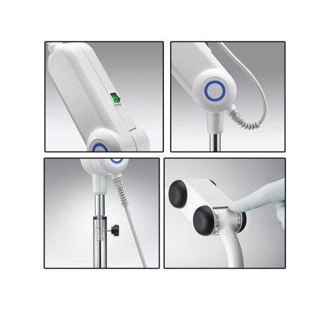 Lámpara con lente - fluorescente gimanord - sobre lámpara de pie