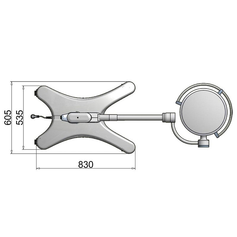 Op-lampe pentaled 30e - auf stehleuchte