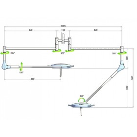 Pentaled 12 double - plafond
