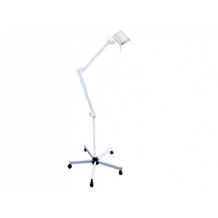 Hyridia lamp met 7 led's met pantograafarm - op trolley