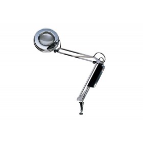 Lampe à lentille biconvexe et ampoule fluorescente - lentille circulaire 3d