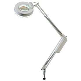 Lamp with Biconvex Lens and Fluorescent Bulb - 3Dt Circular Lens - Long Arm