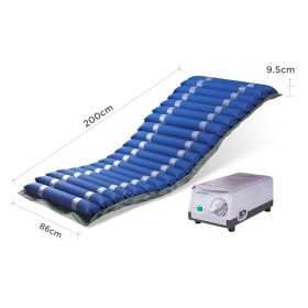 AnteaMED anti-decubitus kit with mattress with interchangeable elements and adjustable compressor