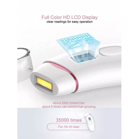 Depilatore a luce pulsata anteamed ipl con 350.000 flash per la depilazione di viso e corpo