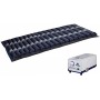 Anti-decubitus kit with 17-element mattress and adjustable compressor