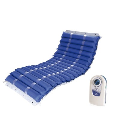 Kit anti-escarres à cycle alterné piuma up - matelas à éléments interchangeables et compresseur avec réglage