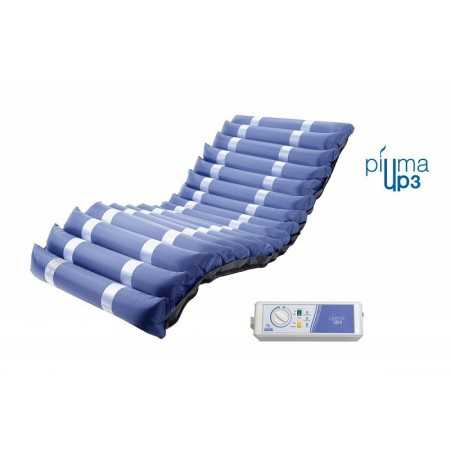 Kit Anti-Décubitus Feather Cycle Alterné Up3 - Matelas Nylon+Pvc - H 13 cm Avec 17 Eléments Interchangeables Et Compresseur Avec