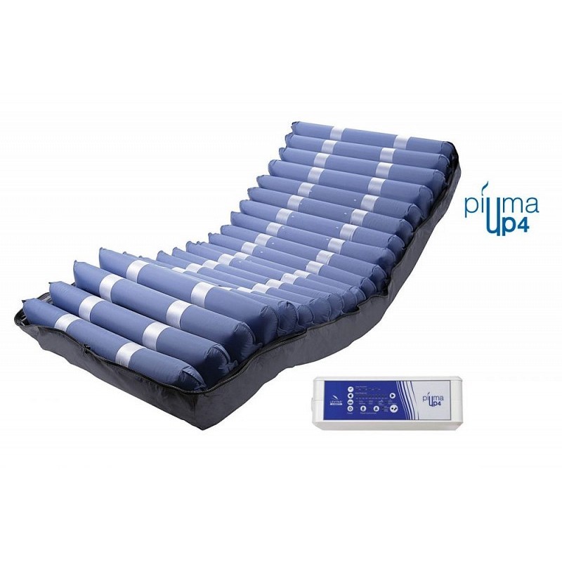 Feather alternating cycle anti-decubitus kit up4 - nylon+tpu mattress - h 20,3 cm with 20 interchangeable elements and compresso