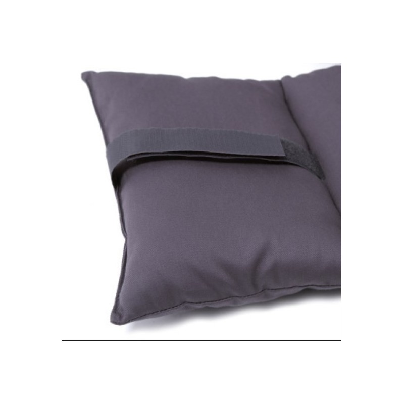 Coussin en fibres creuses en silicone - lot de 3 éléments avec fermetures éclair amovibles - gaine en coton