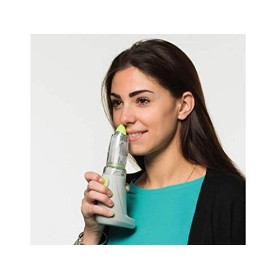 Rinowash ego - tragbare mikronisierte nasendusche für die aerosoltherapie mit universalglocke